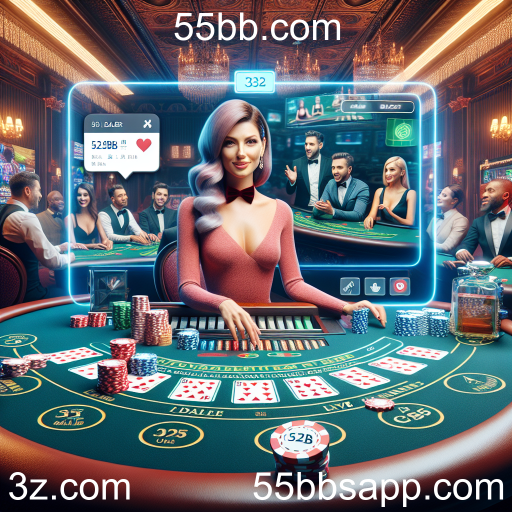 A Experiência Autêntica do Live Casino no 55bb.com